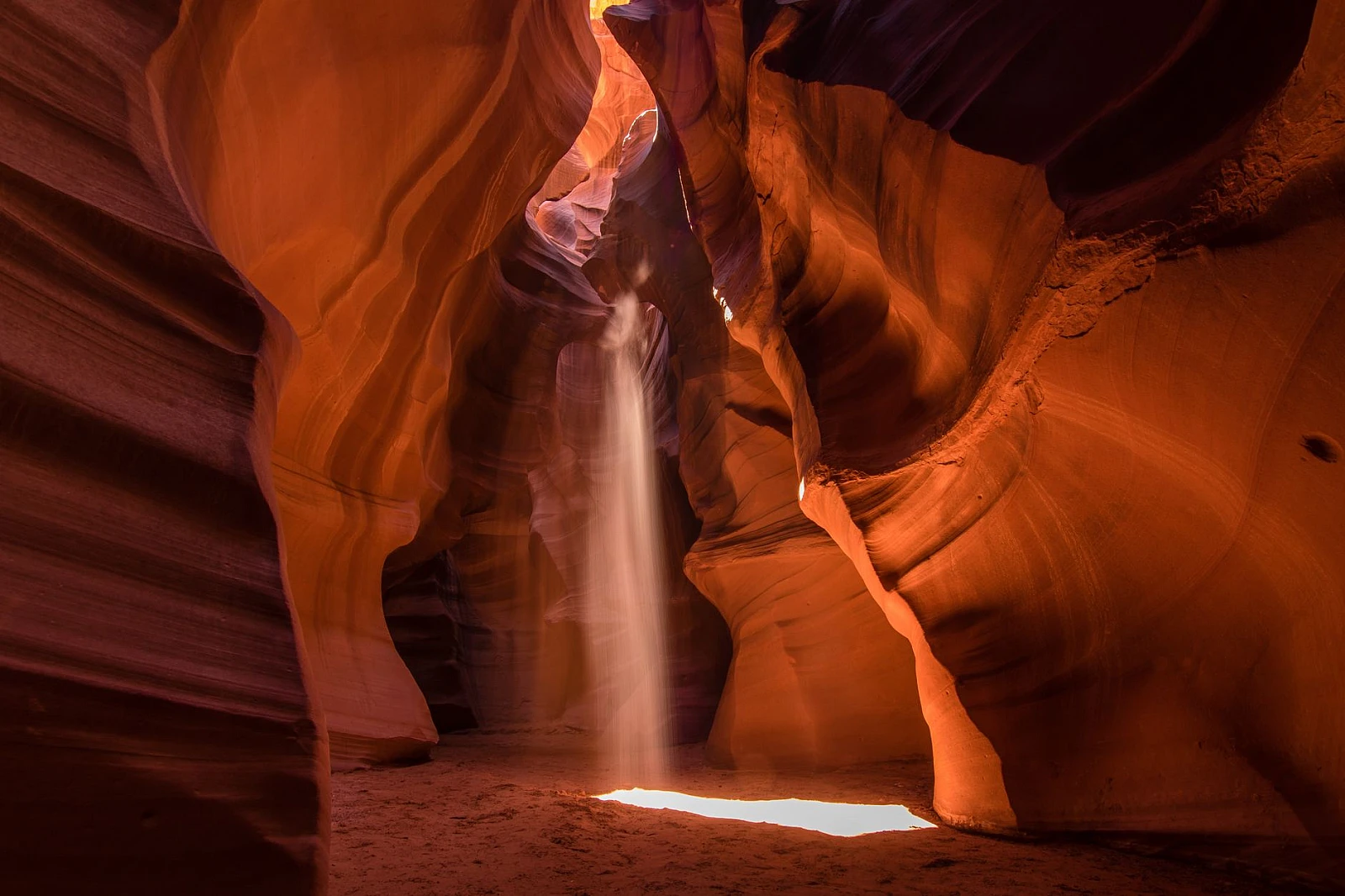 Die Lichtstrahlen, Antelope Canyon