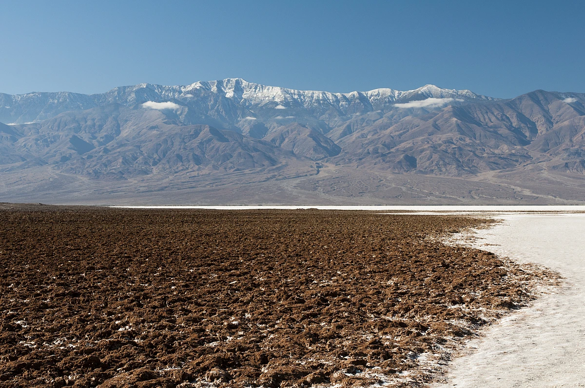 Salzpfannen bis zum Horizont, das ist das Badwater Basin.