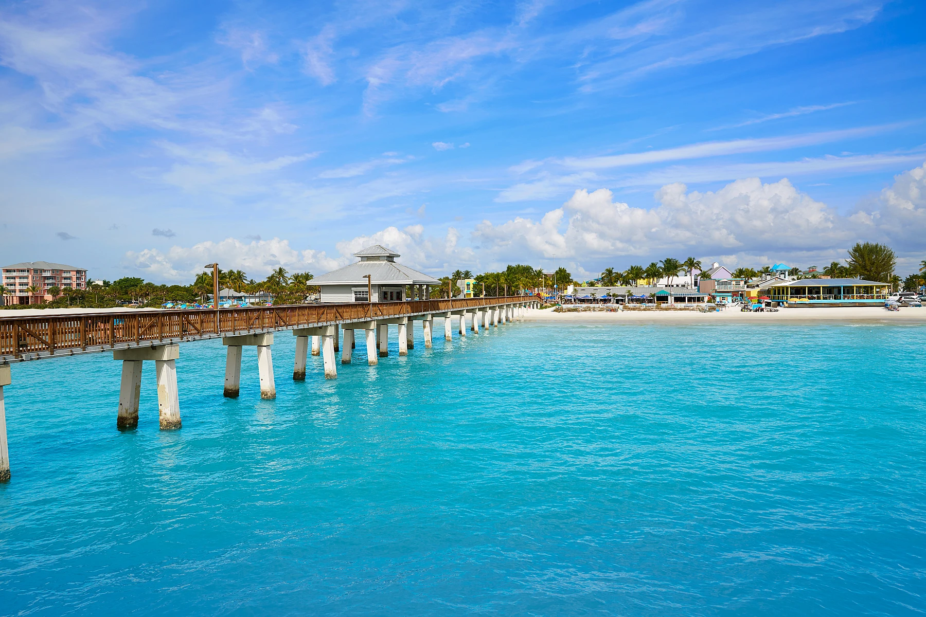 Palmen und Golfstrand bei Fort Myers.