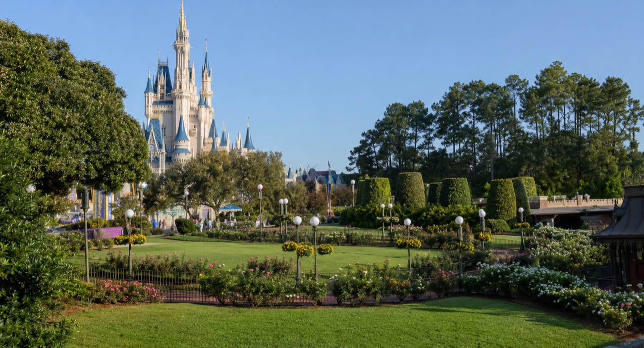 Damals 1999: das Cinderella Castle im Magic Kingdom