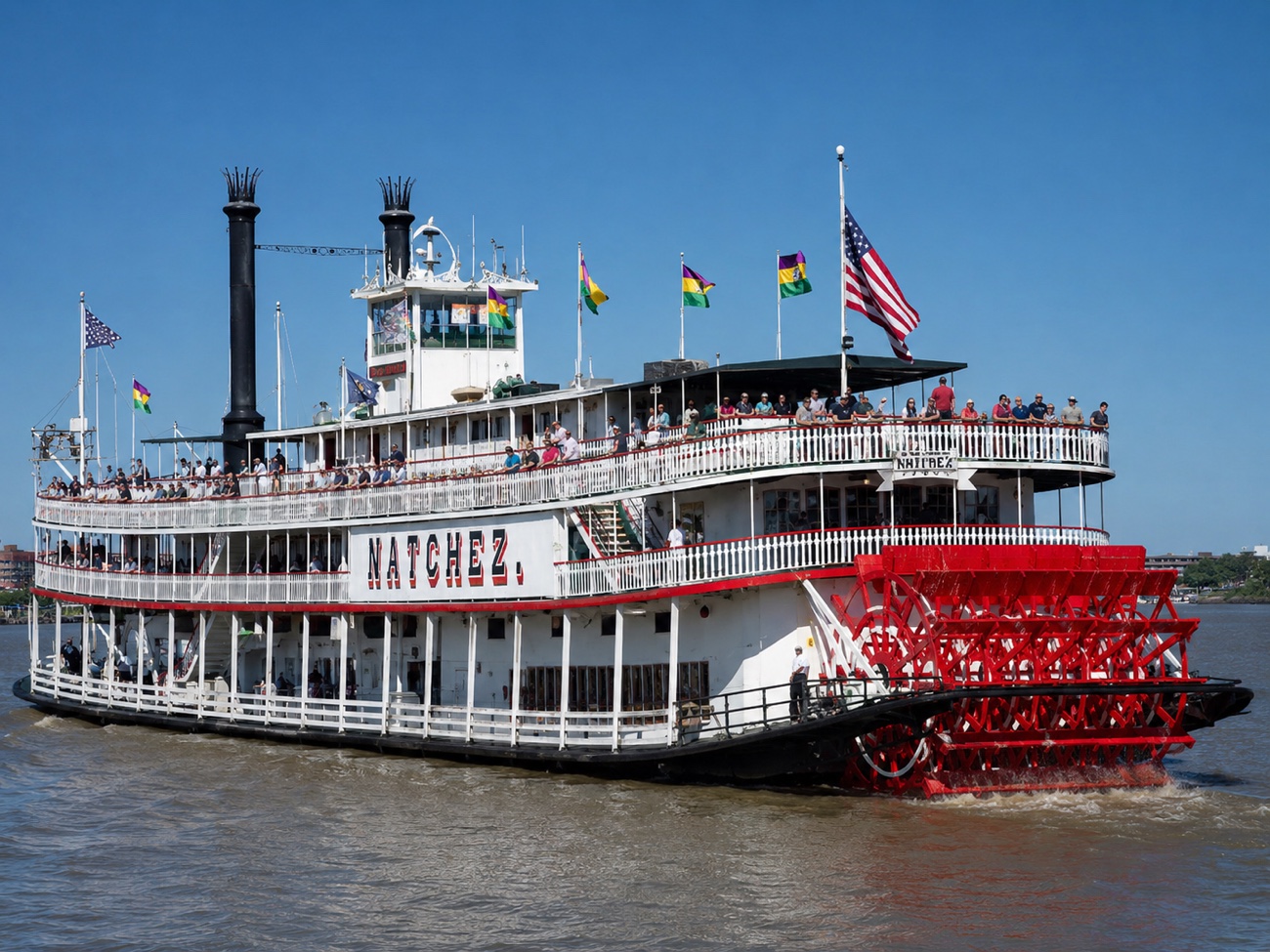 Damals 1999: der Raddampfer Natchez auf dem Mississippi