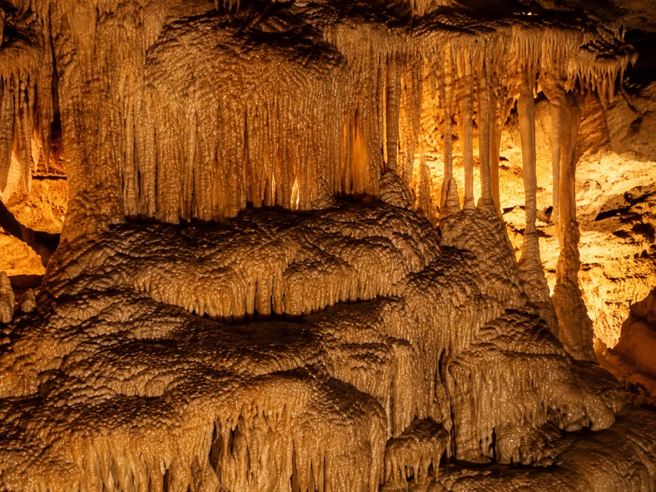 Damals 1991: Tropfsteinformationen tief in der Mammoth Cave