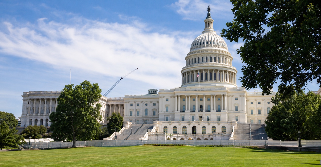 Damals 1991: das Kapitol in Washington