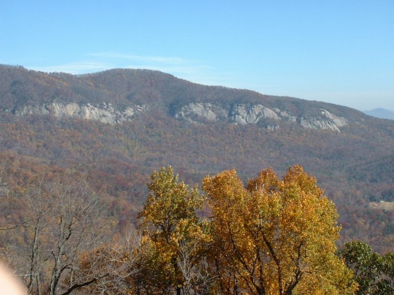 2001, in den Bergen bei Asheville im Herbst