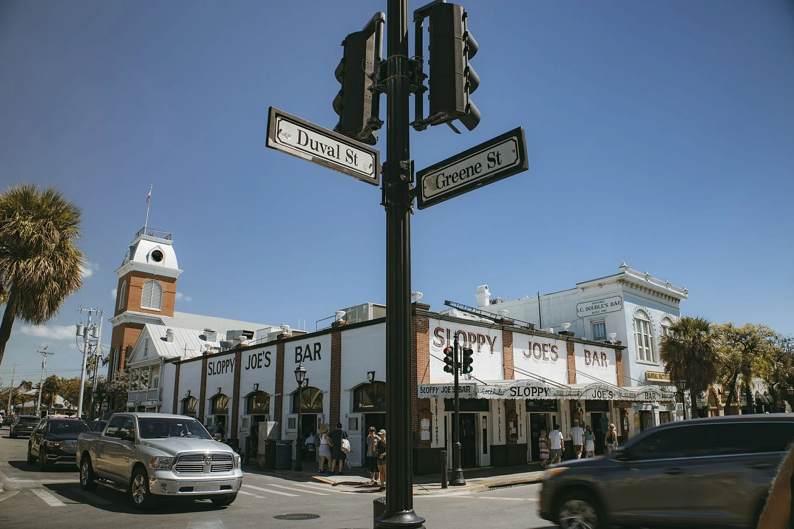 Duval Street und Sloppy Joe's, Key West