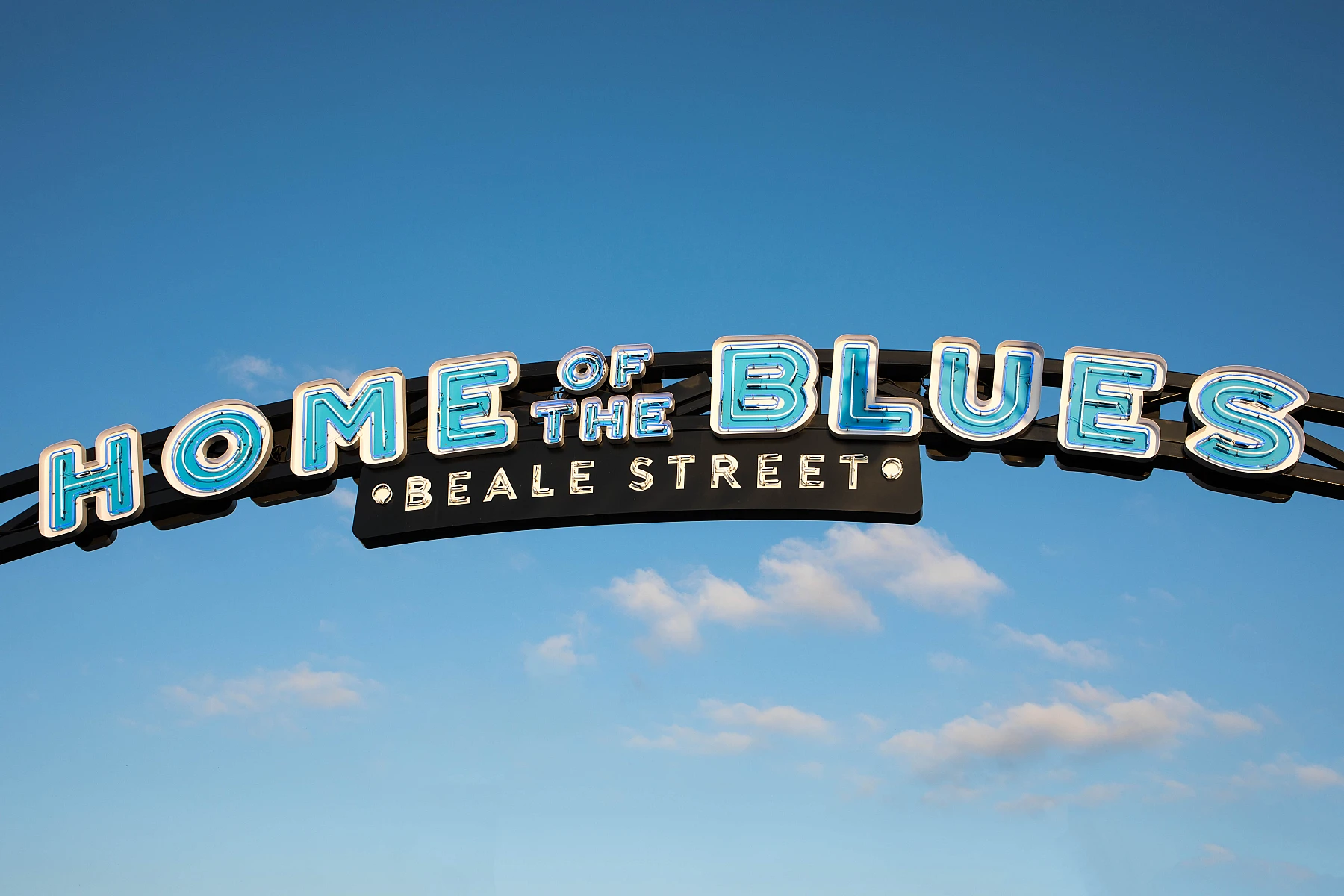 Auf der Beale Street, der berühmten Musikmeile von Memphis.