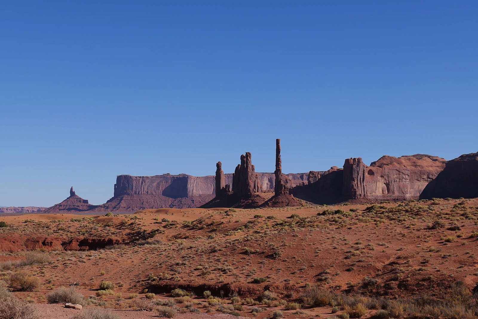Totem Pole und Artists Point, Monument Valley