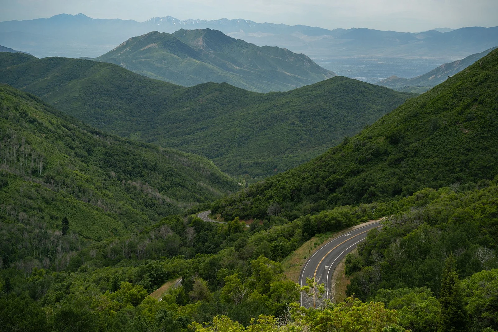 Die Wasatch-Berge, Salt Lake City