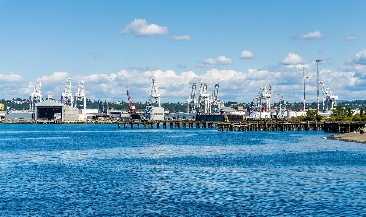 Hafen und Fähren, Seattle