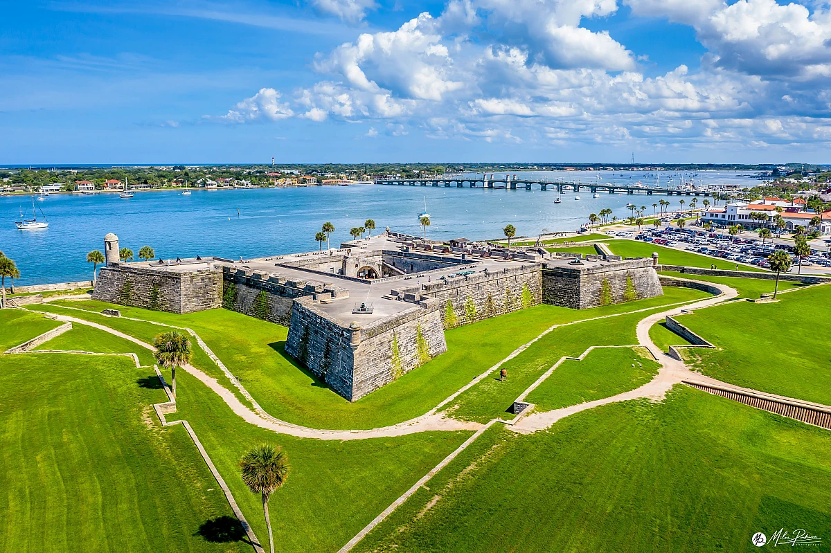 Das Castillo de San Marcos, die älteste gemauerte Festung der USA.